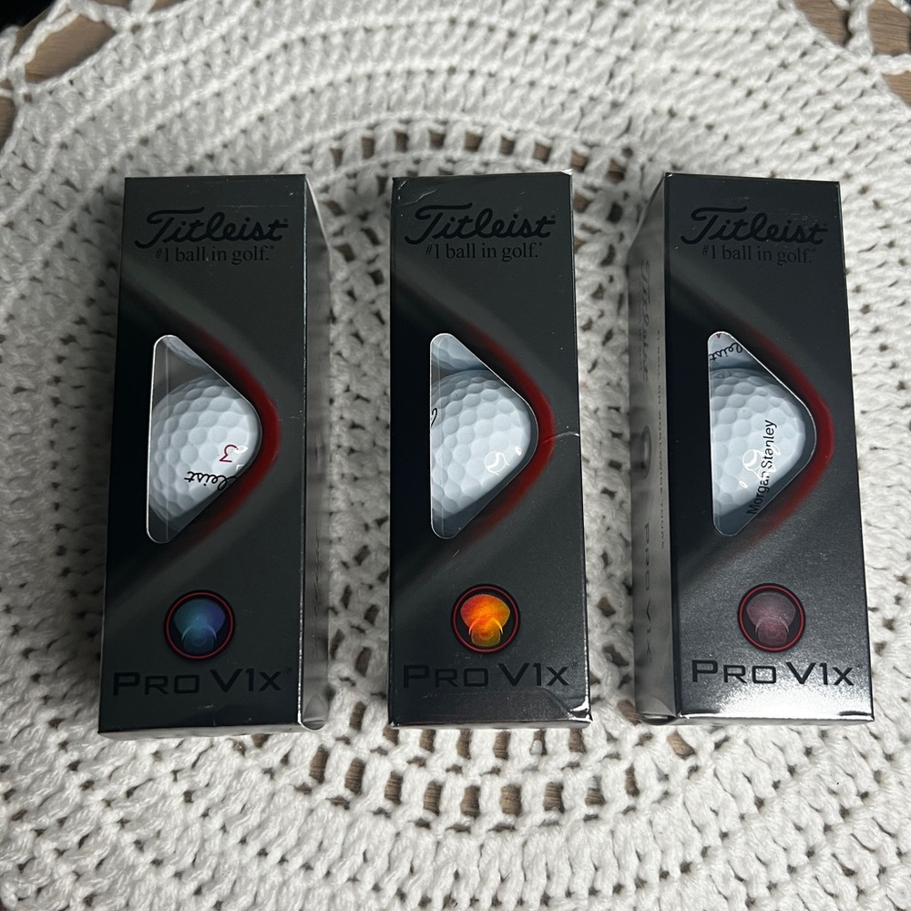 Titleist Pro V1 Golf Balls 3-pack 3 Boxes (9‎ balls total)